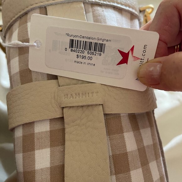 HARD TO FIND NWT Hammitt Runyon Dandelion Calico Crossbody Water Bottle Holder - Picture 7 of 7